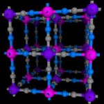 プルシアンブルーの結晶構造